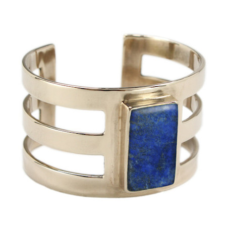 Pamela Love Bronze Lapis Lazuli Cuff