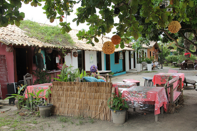 Local Eateries and Shops Trancoso Brazil