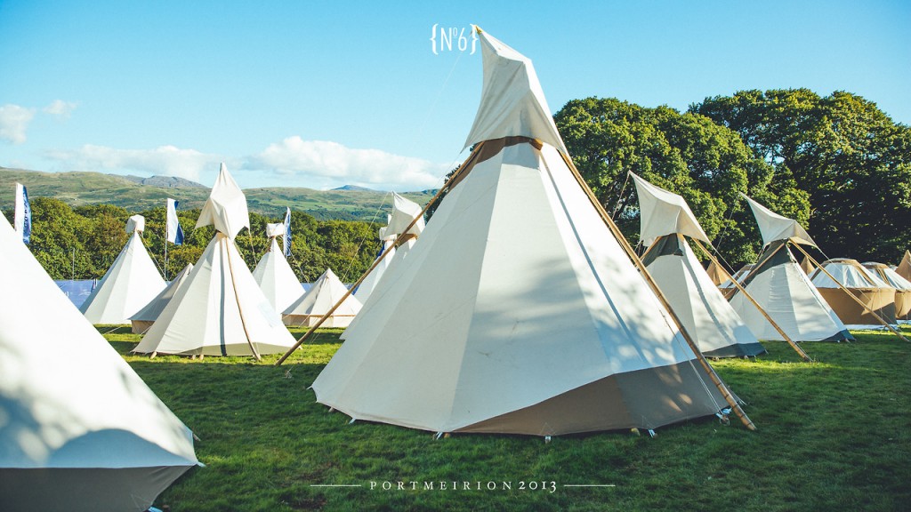 Festival No. 6 tents 