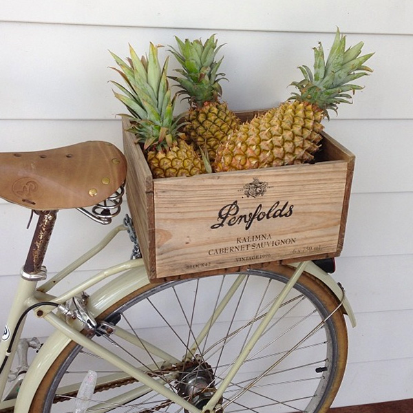 atlantic byron bay bike with pineapples 