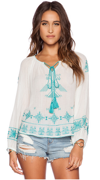 Star Mela Lipi Embroidered Top